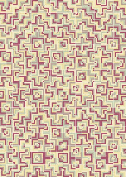 Soyut Geometrik Desen üretken hesaplama sanatı çizimi