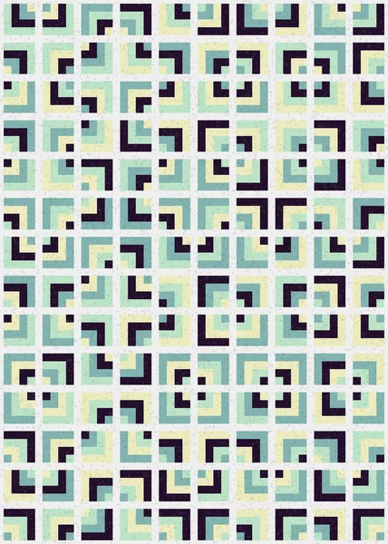 Soyut Geometrik Desen üretken hesaplama sanatı çizimi