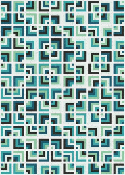 Soyut Geometrik Desen üretken hesaplama sanatı çizimi