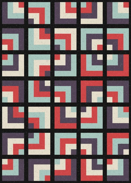 Soyut Geometrik Desen üretken hesaplama sanatı çizimi