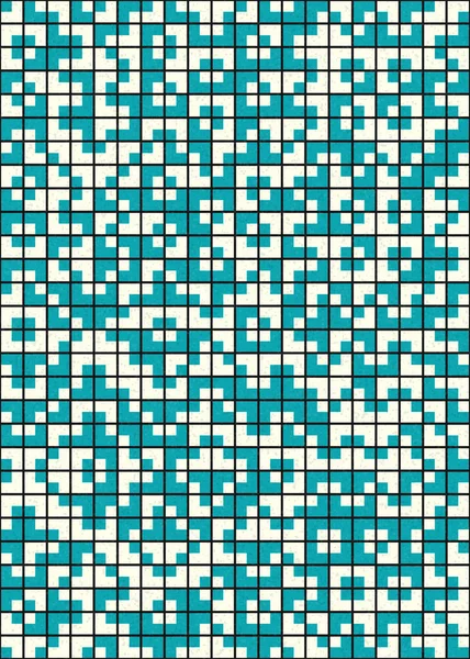 Soyut Geometrik Desen üretken hesaplama sanatı çizimi