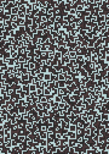 Soyut Geometrik Desen üretken hesaplama sanatı çizimi