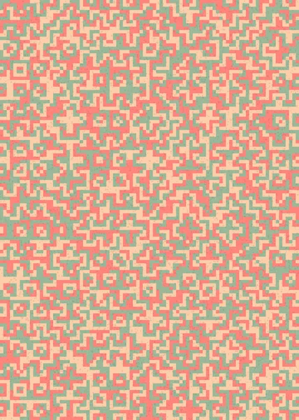 Soyut Geometrik Desen üretken hesaplama sanatı çizimi