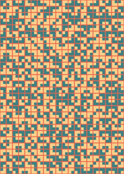 Soyut Geometrik Desen üretken hesaplama sanatı çizimi