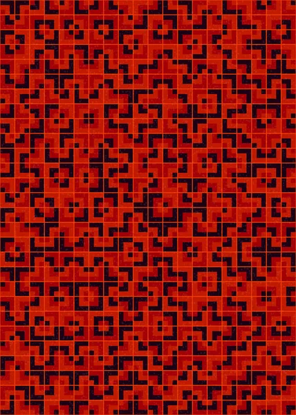 Soyut Geometrik Desen üretken hesaplama sanatı çizimi