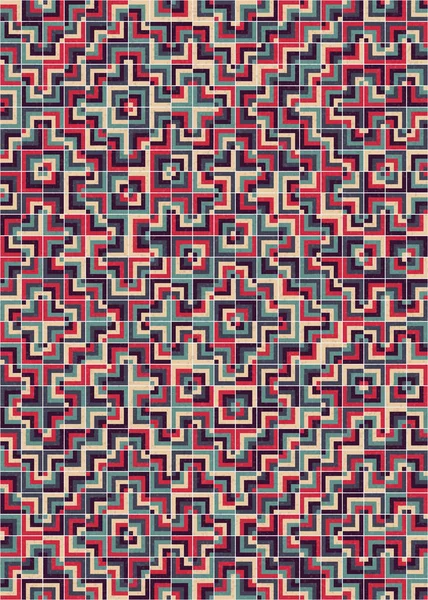 Soyut Geometrik Desen üretken hesaplama sanatı çizimi