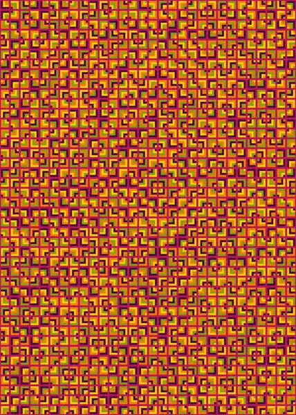 Soyut Geometrik Desen üretken hesaplama sanatı çizimi