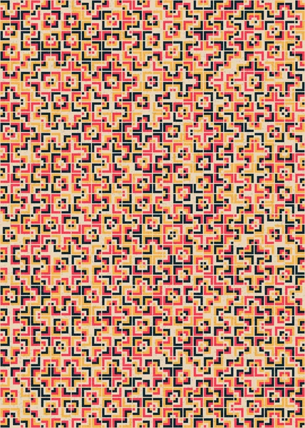 Soyut Geometrik Desen üretken hesaplama sanatı çizimi