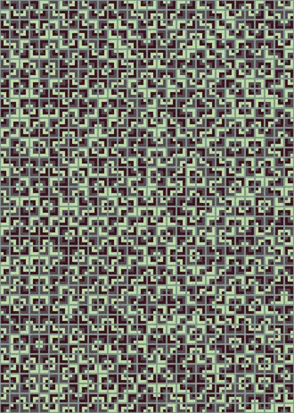 Soyut Geometrik Desen üretken hesaplama sanatı çizimi