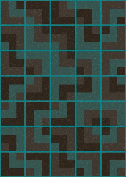 Soyut Geometrik Desen üretken hesaplama sanatı çizimi