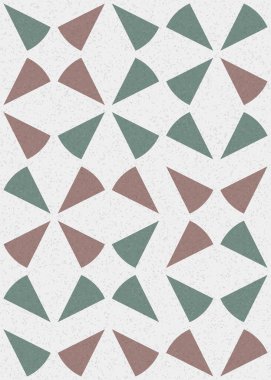 Soyut Geometrik Desen üretken hesaplama sanatı çizimi