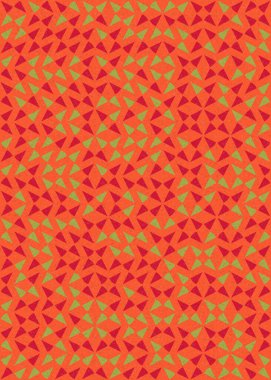 Soyut Geometrik Desen üretken hesaplama sanatı çizimi