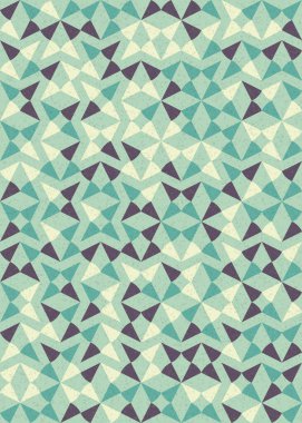 Soyut Geometrik Desen üretken hesaplama sanatı çizimi