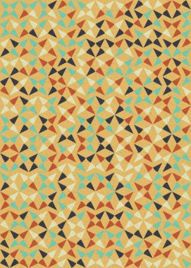 Soyut Geometrik Desen üretken hesaplama sanatı çizimi