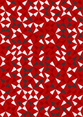 Soyut Geometrik Desen üretken hesaplama sanatı çizimi