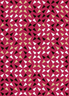 Soyut Geometrik Desen üretken hesaplama sanatı çizimi