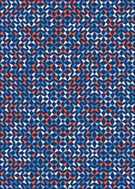 Soyut Geometrik Desen üretken hesaplama sanatı çizimi