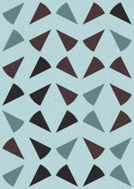 Soyut Geometrik Desen üretken hesaplama sanatı çizimi