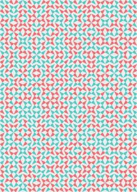 Soyut Geometrik Desen üretken hesaplama sanatı çizimi