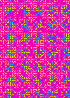 Soyut Geometrik Desen üretken hesaplama sanatı çizimi