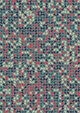 Soyut Geometrik Desen üretken hesaplama sanatı çizimi