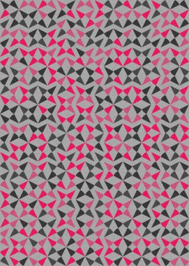 Soyut Geometrik Desen üretken hesaplama sanatı çizimi