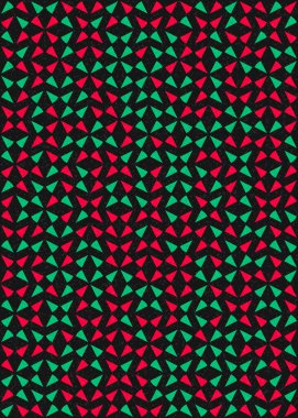 Soyut Geometrik Desen üretken hesaplama sanatı çizimi