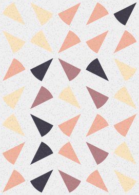 Soyut Geometrik Desen üretken hesaplama sanatı çizimi