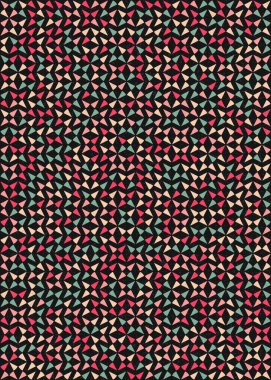 Soyut Geometrik Desen üretken hesaplama sanatı çizimi