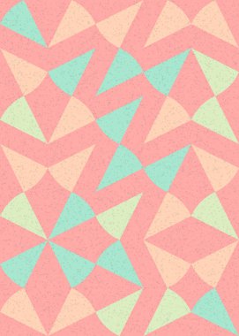 Soyut Geometrik Desen üretken hesaplama sanatı çizimi