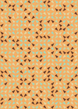 Soyut Geometrik Desen üretken hesaplama sanatı çizimi