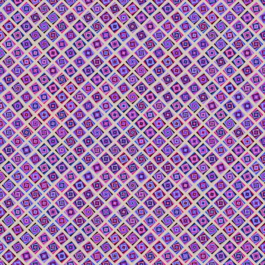 Color Rhombus tile tessellation pattern illustration