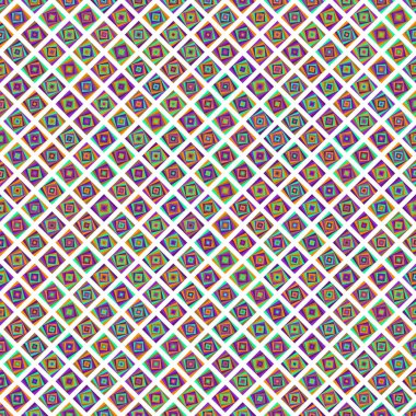 Color Rhombus tile tessellation pattern illustration