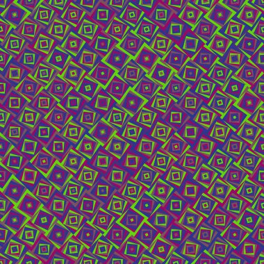Color Rhombus tile tessellation pattern illustration