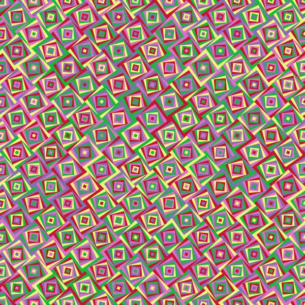 Color Rhombus Tile Tessellation Pattern Illustration — Wektor stockowy