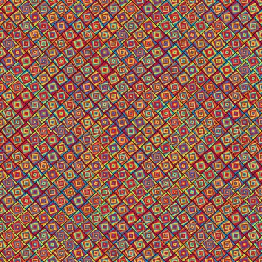 Color Rhombus tile tessellation pattern illustration