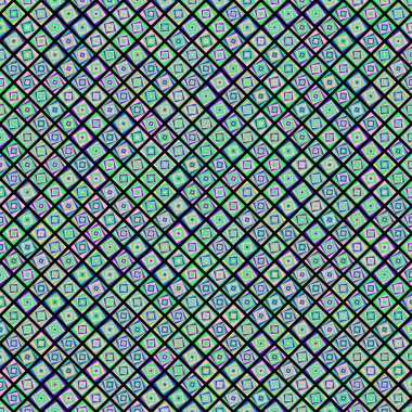 Color Rhombus tile tessellation pattern illustration