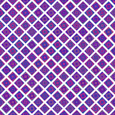 Color Rhombus tile tessellation pattern illustration
