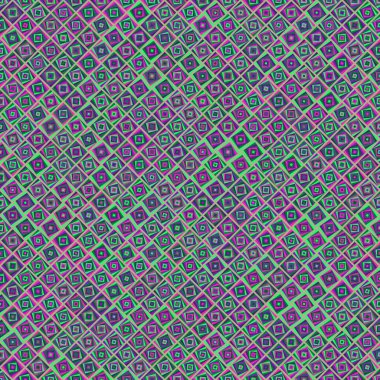 Color Rhombus tile tessellation pattern illustration