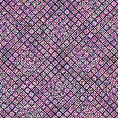 Color Rhombus tile tessellation pattern illustration