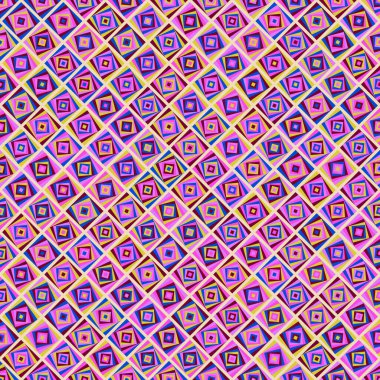 Color Rhombus tile tessellation pattern illustration