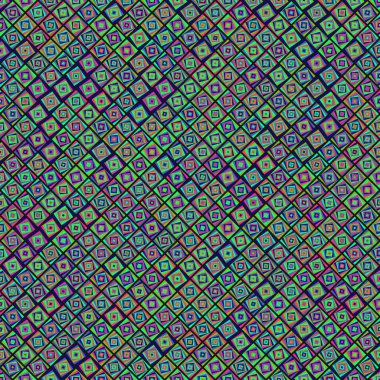 Color Rhombus tile tessellation pattern illustration