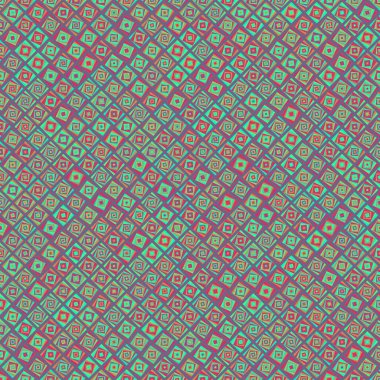 Color Rhombus tile tessellation pattern illustration