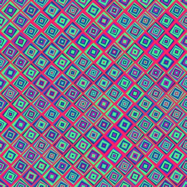 Color Rhombus tile tessellation pattern illustration