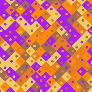Color Rhombus tile tessellation pattern illustration