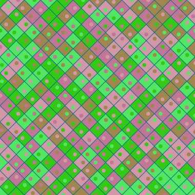 Color Rhombus tile tessellation pattern illustration