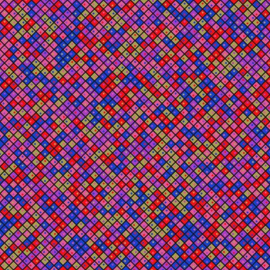 Color Rhombus tile tessellation pattern illustration