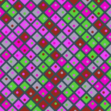 Color Rhombus tile tessellation pattern illustration