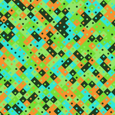 Color Rhombus tile tessellation pattern illustration