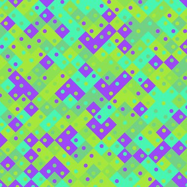 Color Rhombus tile tessellation pattern illustration